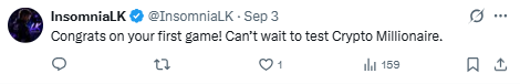 Reply from InsomniaLK