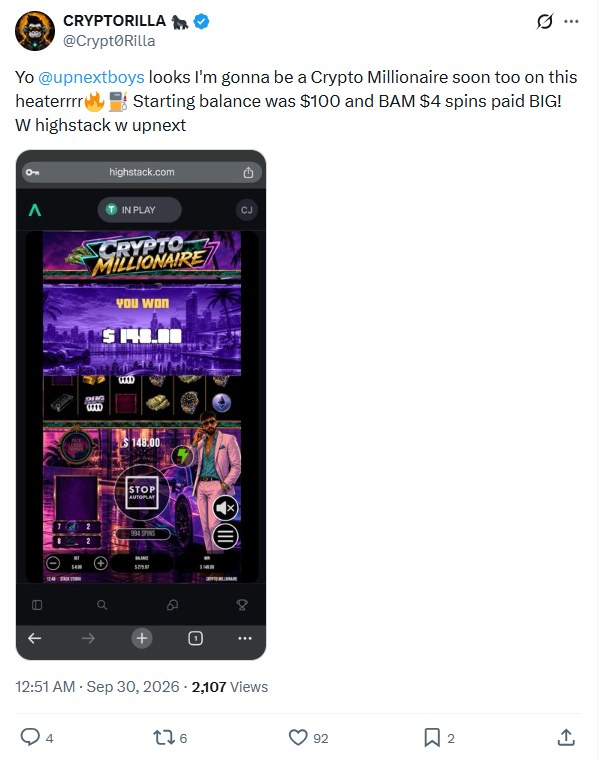 Player reaction on X